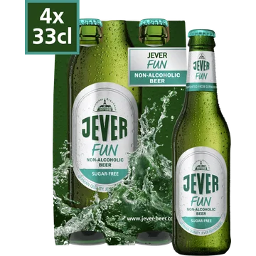 Jever Fun Pilsener Suikervrij & Alcoholvrij 4x330ML