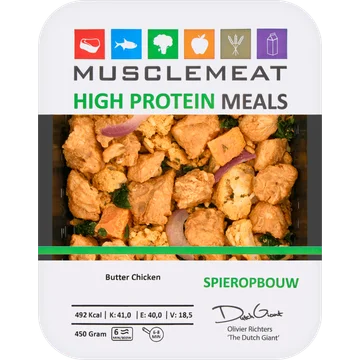 Muscle Meat High Protein Meals Butter Chicken 450 g