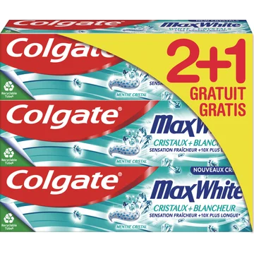 Colgate Max White Tandpasta 3 Stuks