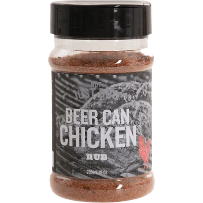 Not Just BBQ Rub beer can chicken