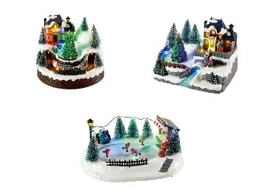 LIVARNO home Kerstdorp figuur met LED
