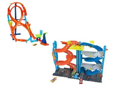 Hot Wheels City Race Tower of Action Figure 8-jump