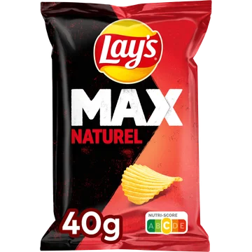 Lay's Max naturel 20-pack (40 g)