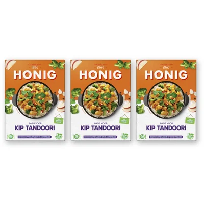 Honig Vruchtenwijn frambozen-bessen 3-pack (3 st)