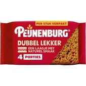 Peijnenburg Ontbijtkoek dubbel lekker 8-pack (1 st)