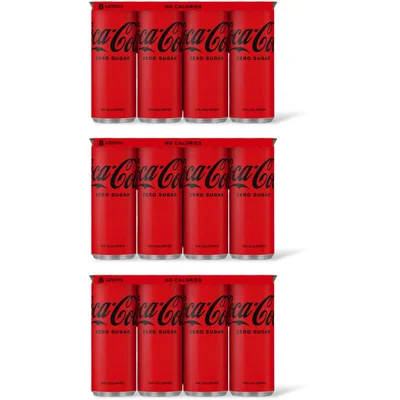 Coca-Cola Zero sugar 24-pack (3 st)