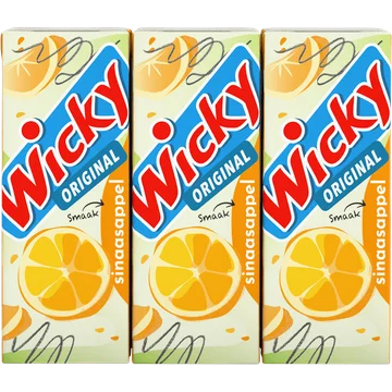 Wicky Sinaasappel 6-pack (200 ml)