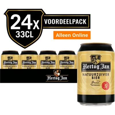 Hertog Jan Hertog Jan Natuurzuiver bier 24-pack (24 st)