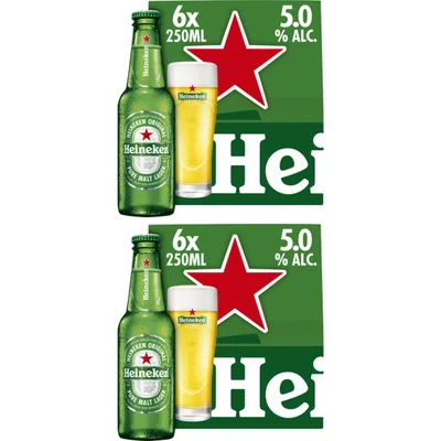 Heineken Premium pilsener draaidop 12-pack (2 st)