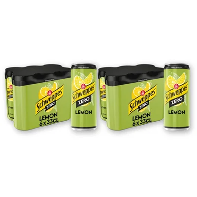 Schweppes Lemon zero 6-pack (2 st)