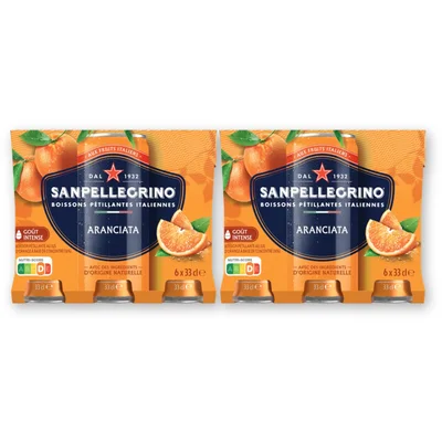 S. Pellegrino Aranciata 6-pack (2 st)