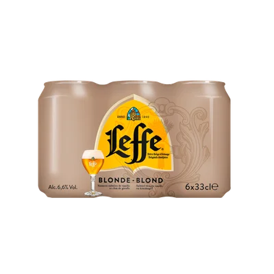 Leffe Blond abdijbier 6-pack 2-pack (6 st)