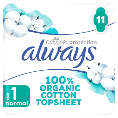 Always Maandverband Cotton Normal 4-pack (11 st)