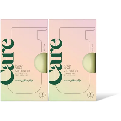 Care Hand soap dispenser groen (2 st)
