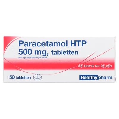 HTP Paracetamol 500mg Doos 20 st (50 st)