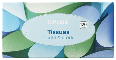 PLUS Tissues lotion 3-laags (120 st)