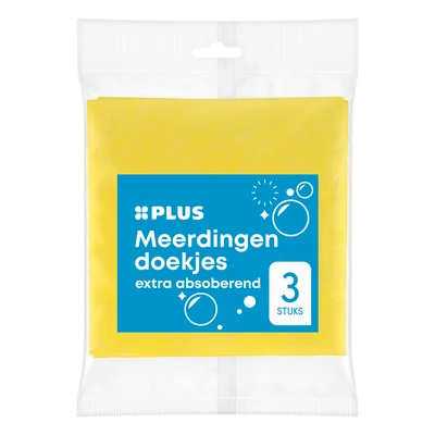 PLUS Meerdingendoekjes (3 st)