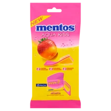 Mentos Aqua Kiss Strawberry - Mandarin 2-pack (2 st)