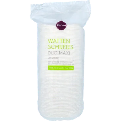Derlon Wattenschijfjes maxi duo (70 st)