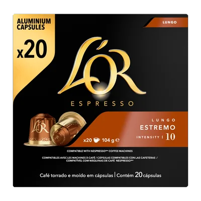 L'Or Lungo estremo koffiecups Doos 10 st (20 st)