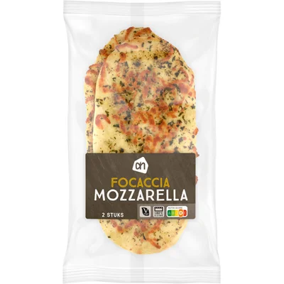 AH Focaccia mozzarella (2 st)