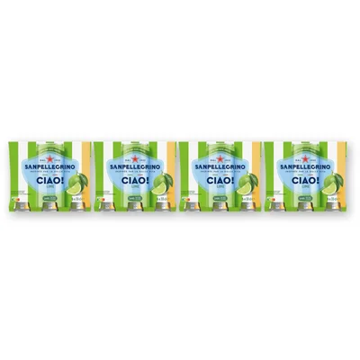 S. Pellegrino Ciao lime 6-pack 2-pack (4 st)
