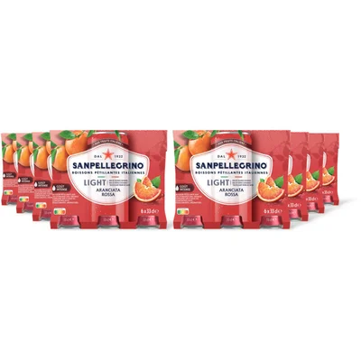 S. Pellegrino Aranciata rossa light 6-pack 2-pack (8 st)