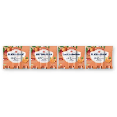 S. Pellegrino Pesca and clementina light 6-pack 2-pack (4 st)