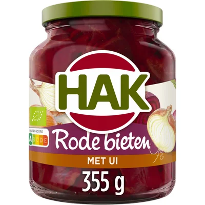 Hak Rode bieten met ui