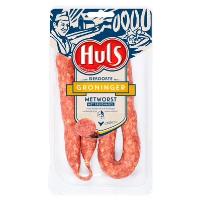 Huls Groninger metworst 2 stuks