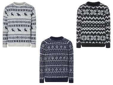 LIVERGY® Heren kersttrui