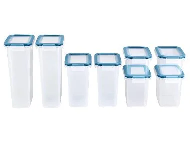 SILVERCREST® Set van 8 vershoudbakjes