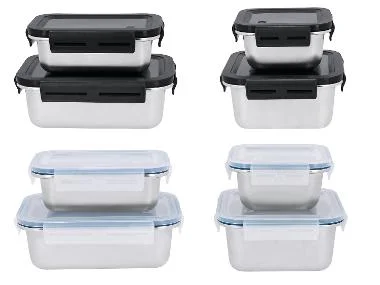 SILVERCREST® Rvs vershoudbakjes