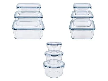SILVERCREST® Glazen vershoudbakjes