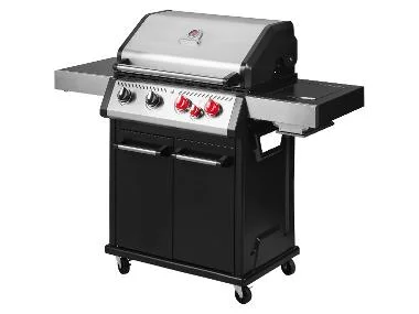 GRILLMEISTER Gas BBQ 4 branders en 1 keramische brander