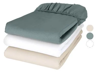 LIVARNO® Satijnen hoeslaken 140-160 x 200 cm