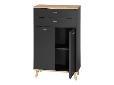 LIVARNO® Brede badkamerkast met 2 lades en 2 deuren Corfu