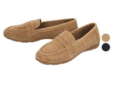 esmara® Leren dames loafers