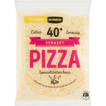 Jumbo Geraspte Pizza Kaas 40+ 150 g