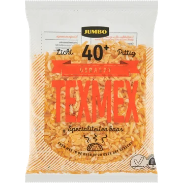 Jumbo Geraspte Texmex Kaas 40+ 150 g