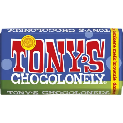 Tony's Chocolonely B&J Donkere melk brownie
