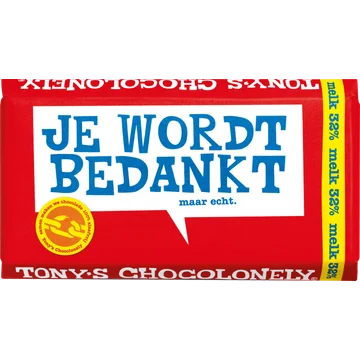 Tony's Chocolonely Melk 180 g