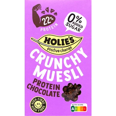Holie's Crunchy muesli protein chocolate