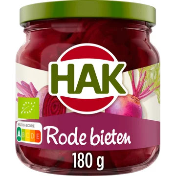 Hak Rode Bieten Schijven Bio 180 g