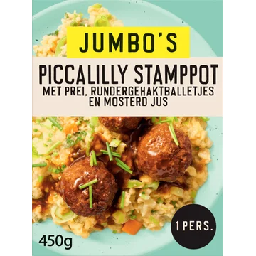Jumbo's Vriesverse Maaltijd Picallily Stamppot 450g