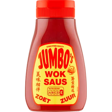 Jumbo's Woksaus Zoet Zuur 160 ml