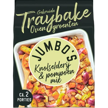Jumbo's Traybake Knolselderij & Pompoen Mix 450 g