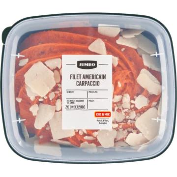 Jumbo Filet Americain Carpaccio 150 g