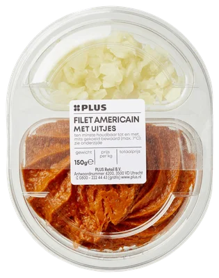 PLUS Filet americain met ui