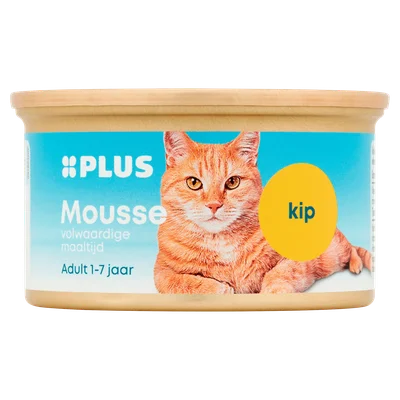 PLUS Katten mousse kip